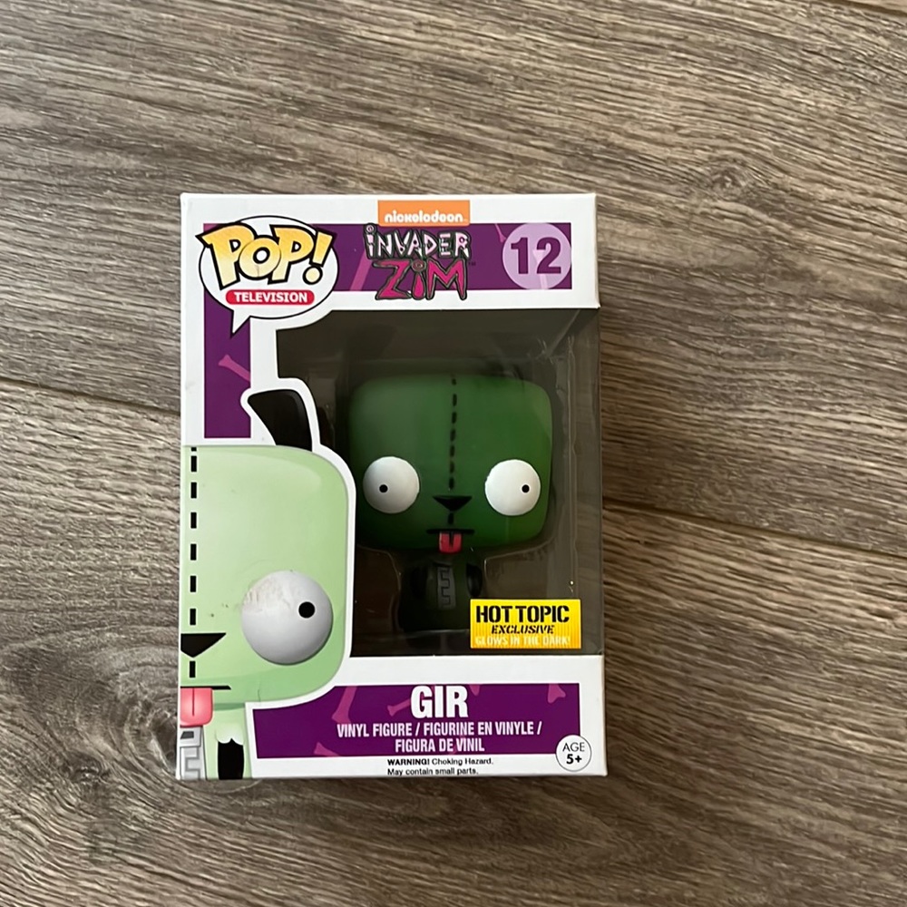 Funko Pop Television Invader Zim Gir #11 Hot Topic Exclusive